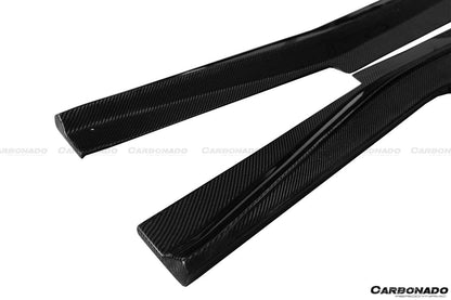 Carbonado 2013-2019 Corvette C7 Z06 Grandsport AR Style Carbon Fiber Side Skirts Extension