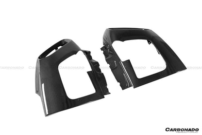 Carbonado 2017-2026 Ferrari 812 Superfast GTS OEM Style Dry Carbon Fiber Rear Side Diffuser