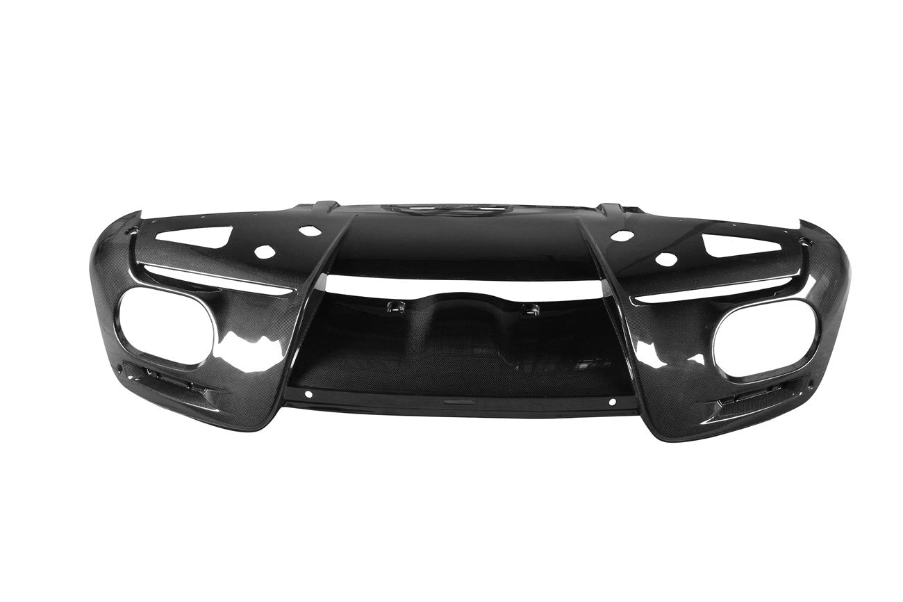 Difusor trasero de fibra de carbono seco estilo OEM Ferrari ROMA Carbonado 2021-2024