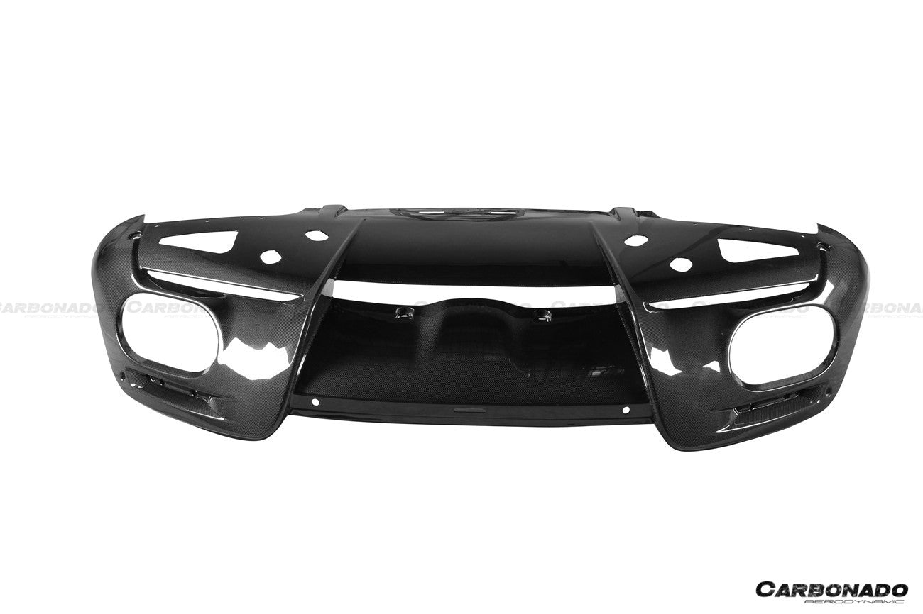 Difusor trasero de fibra de carbono seco estilo OEM Ferrari ROMA Carbonado 2021-2024