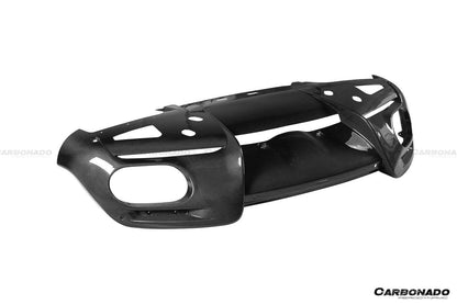 Difusor trasero de fibra de carbono seco estilo OEM Ferrari ROMA Carbonado 2021-2024