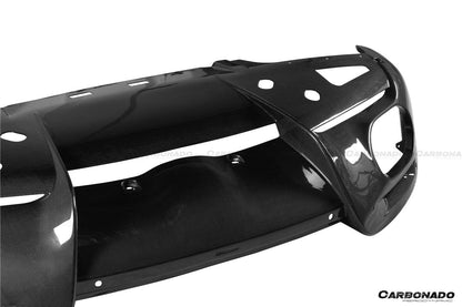 Difusor trasero de fibra de carbono seco estilo OEM Ferrari ROMA Carbonado 2021-2024