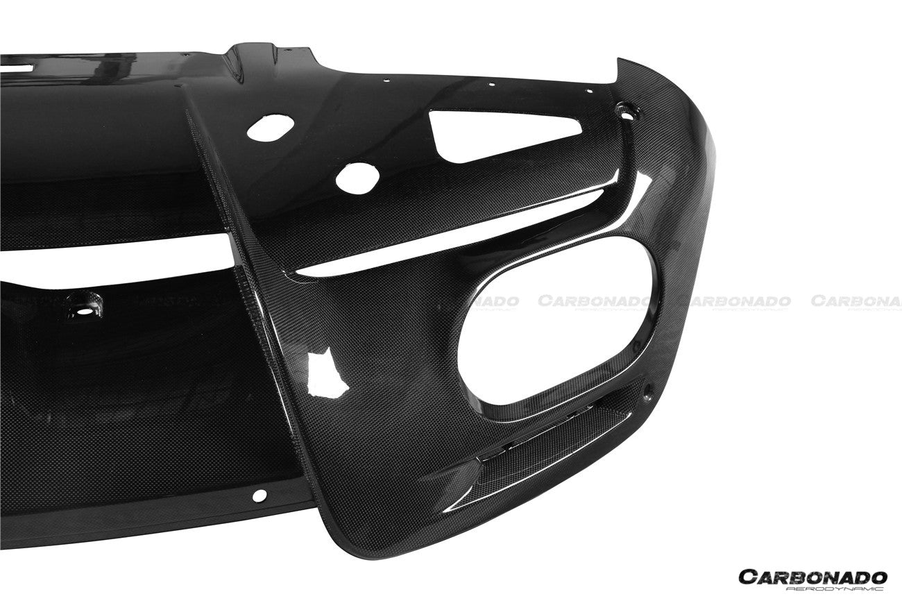Difusor trasero de fibra de carbono seco estilo OEM Ferrari ROMA Carbonado 2021-2024