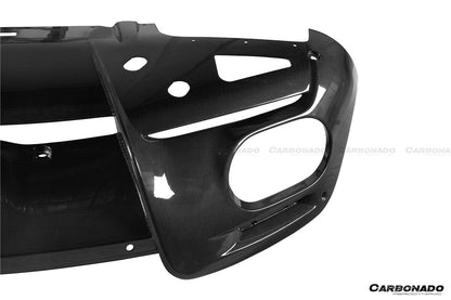 Difusor trasero de fibra de carbono seco estilo OEM Ferrari ROMA Carbonado 2021-2024