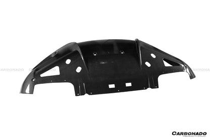 Difusor trasero de fibra de carbono seco estilo OEM Ferrari ROMA Carbonado 2021-2024