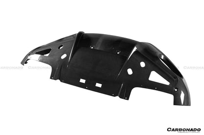 Difusor trasero de fibra de carbono seco estilo OEM Ferrari ROMA Carbonado 2021-2024