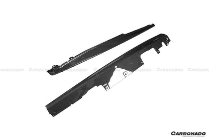 Carbonado 2021-2024 Ferrari ROMA OEM Style Dry Carbon Fiber Side Skirts