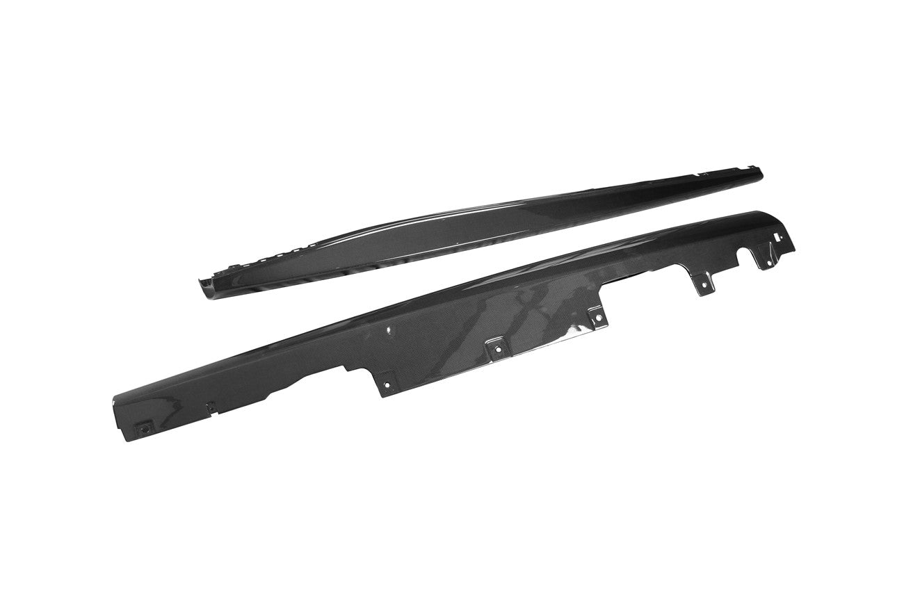 Carbonado 2021-2024 Ferrari ROMA OEM Style Dry Carbon Fiber Side Skirts