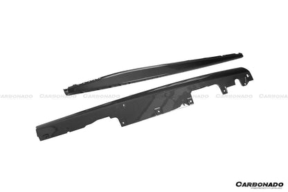Carbonado 2021-2024 Ferrari ROMA OEM Style Dry Carbon Fiber Side Skirts