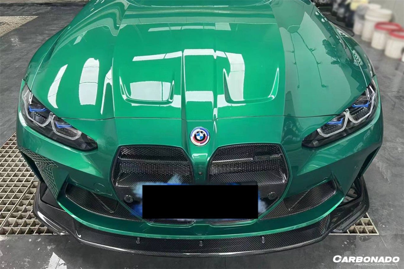 Carbonado 2021-2024 BMW M3 G80   G81 M4 G82   G83 MTN Style DRY Carbon Fiber Fornt Lip