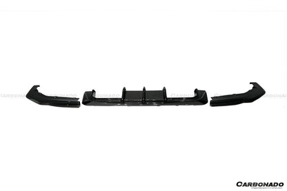 Carbonado 2021-2024 BMW M3 G80  G81 M4 G82   G83 MTN Style DRY Carbon Fiber Rear Diffuser Lip with Winglets