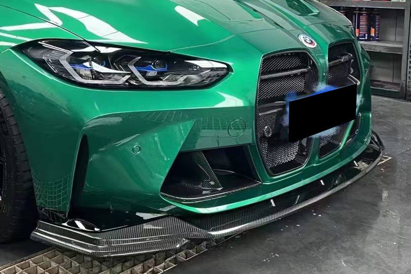 Carbonado 2021-2024 BMW M3 G80   G81 M4 G82   G83 MTN Style DRY Carbon Fiber Fornt Lip