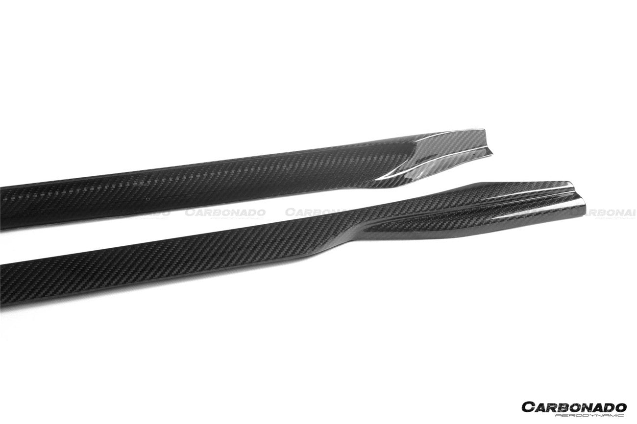 Carbonado 2021-2024 BMW M3 G80  G81 M4 G82   G83 MTN Style DRY Carbon Fiber Side Skirts