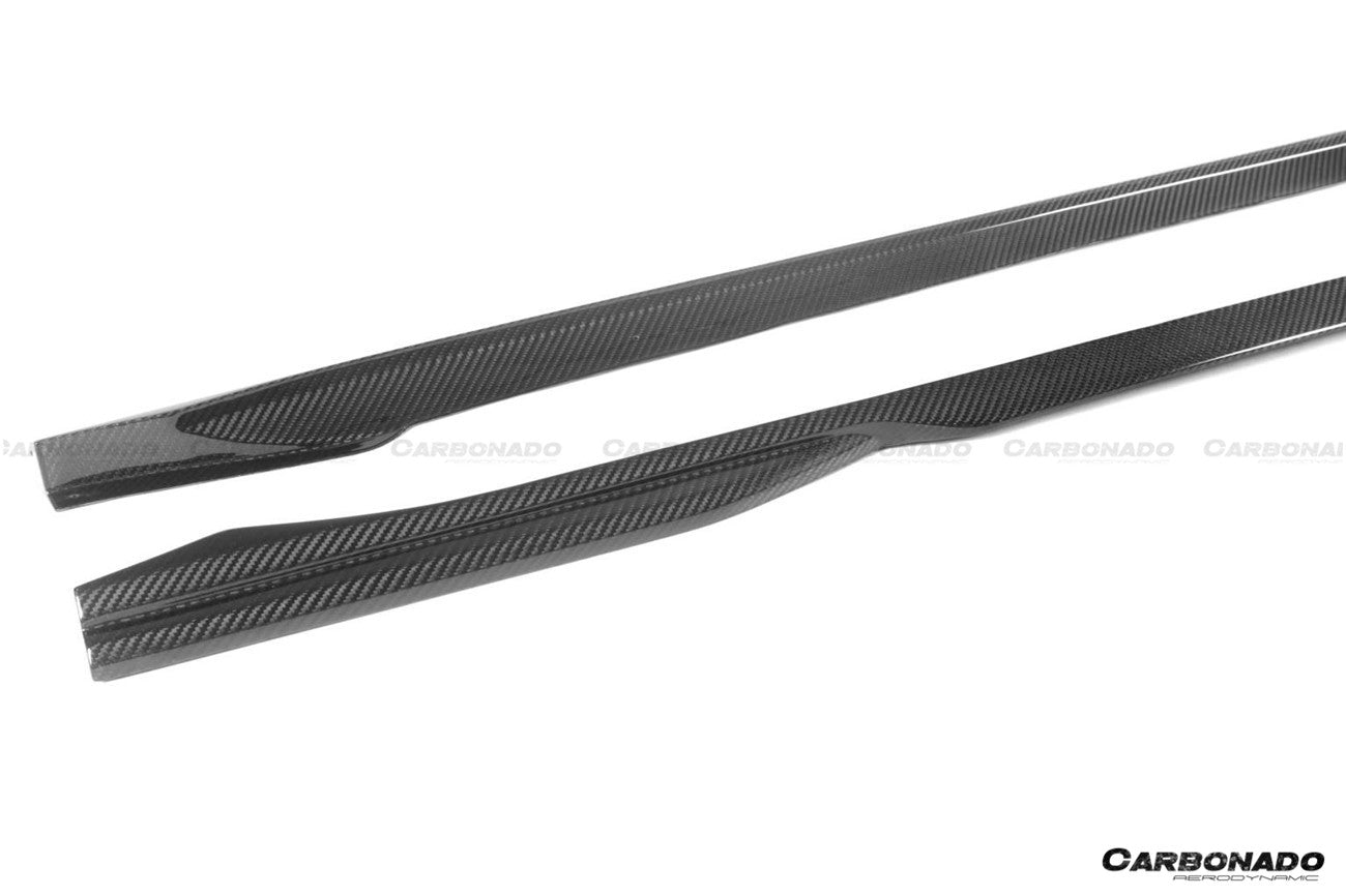 Carbonado 2021-2024 BMW M3 G80  G81 M4 G82   G83 MTN Style DRY Carbon Fiber Side Skirts