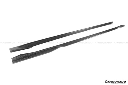 Carbonado 2021-2024 BMW M3 G80  G81 M4 G82   G83 MTN Style DRY Carbon Fiber Side Skirts