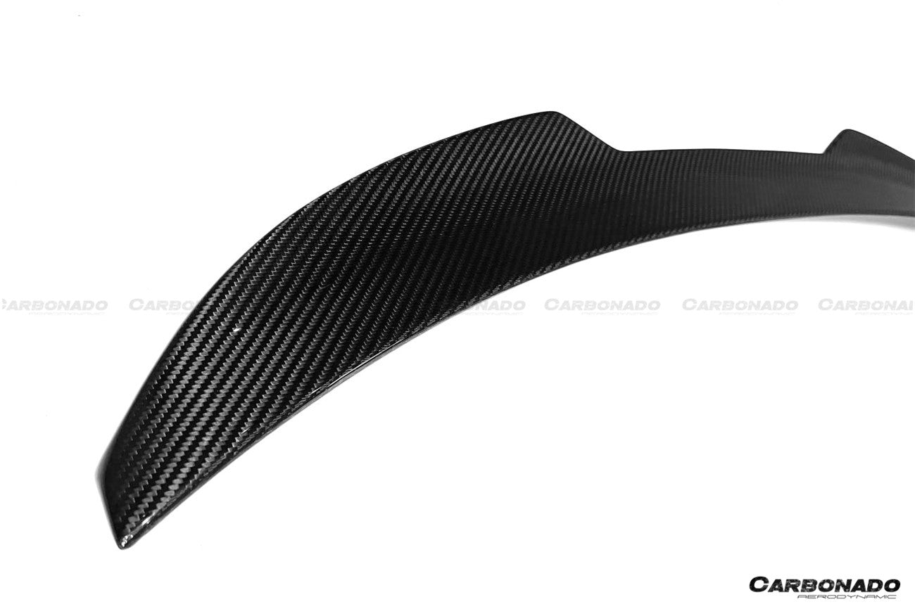 Carbonado 2021-2024 BMW M3 G80 MTN Style DRY Carbon Fiber Trunk Spoiler