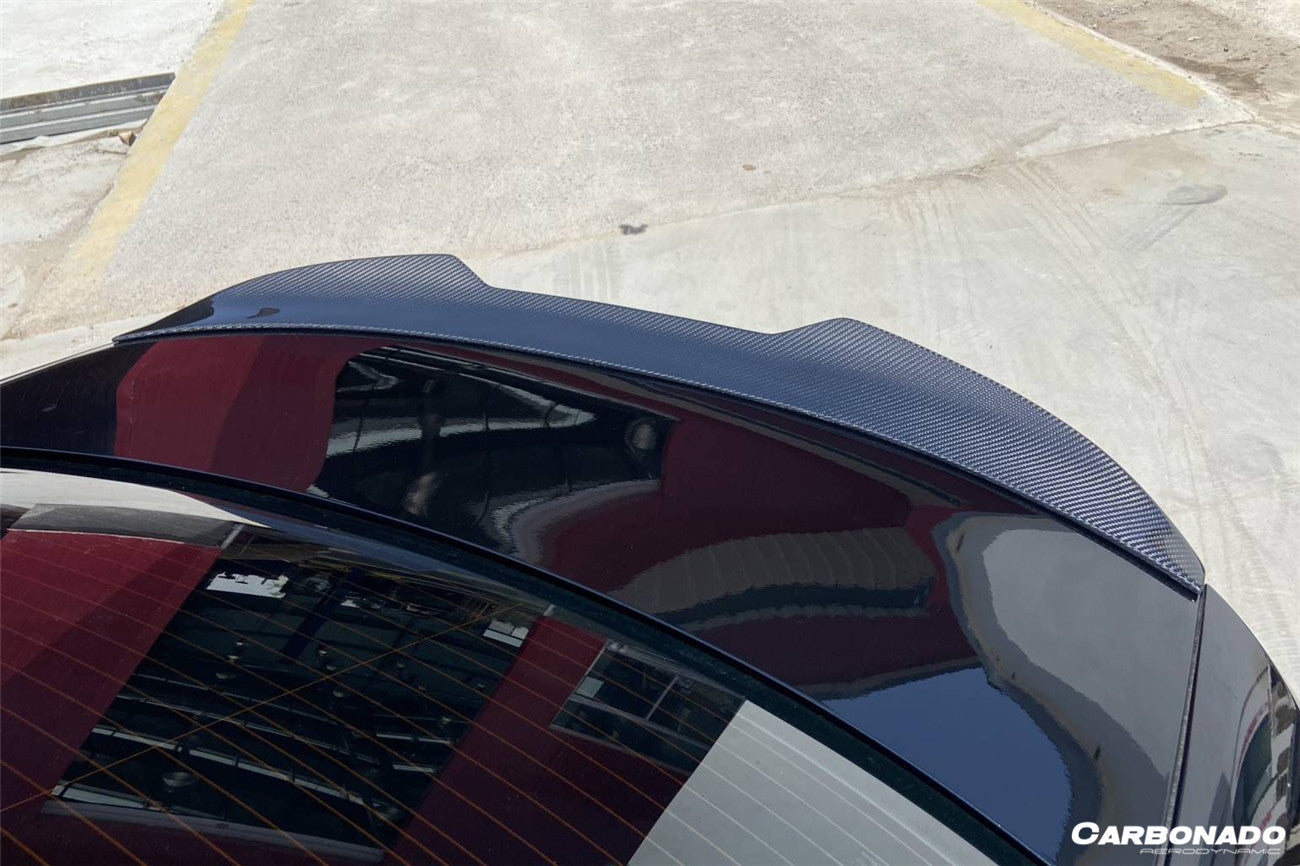 Carbonado 2021-2024 BMW M3 G80 MTN Style DRY Carbon Fiber Trunk Spoiler
