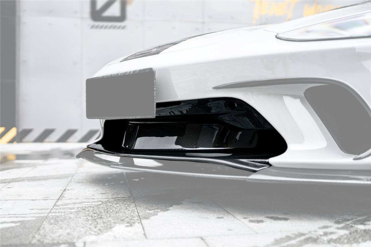 Carbonado 2020-2023 McLaren GT WP Style DRY Carbon Fiber Front Center Lip