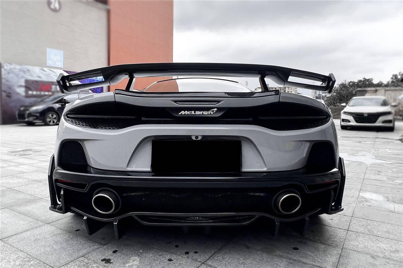 Carbonado 2020-2023 McLaren GT WP Style DRY Carbon Fiber Rear Diffuser Lip