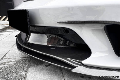 Carbonado 2020-2023 McLaren GT WP Style DRY Carbon Fiber Front Center Lip