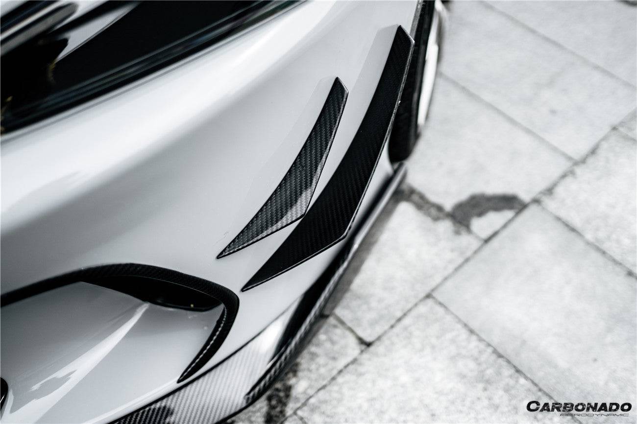 Carbonado 2020-2023 McLaren GT WP Style DRY Carbon Fiber Front Canards