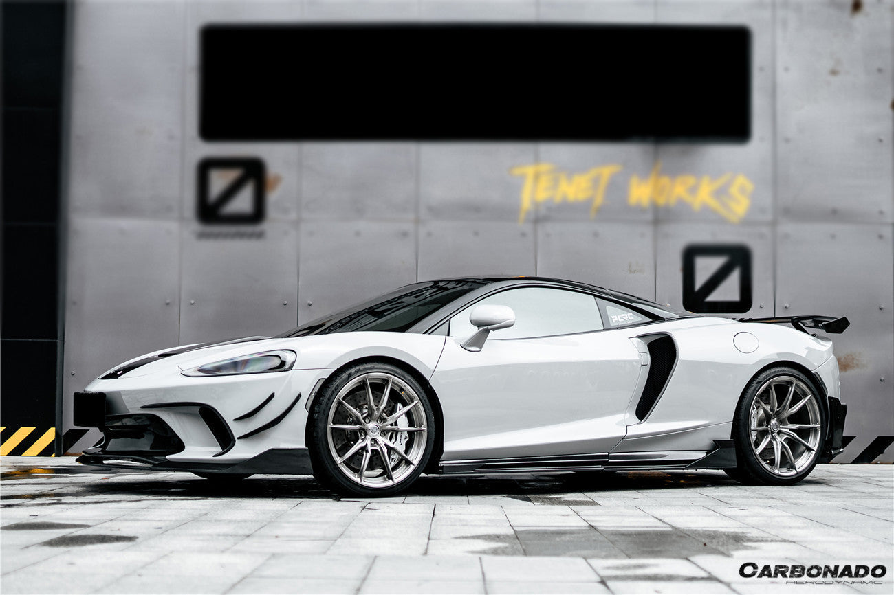 Carbonado 2020-2023 McLaren GT WP Style DRY Carbon Fiber Side Air Intake Blades