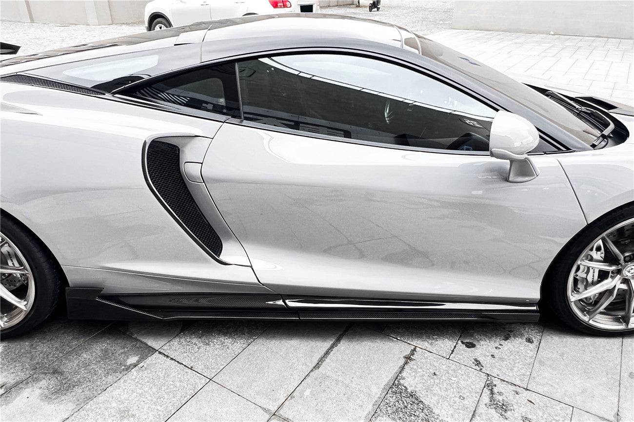 Carbonado 2020-2023 McLaren GT WP Style DRY Carbon Fiber Side Air Intake Blades