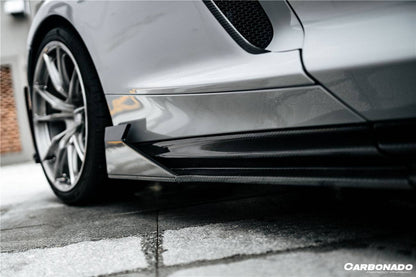 Carbonado 2020-2023 McLaren GT WP Style DRY Carbon Fiber Side Skirts