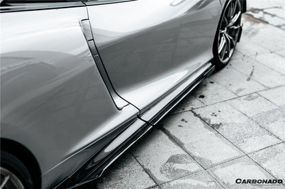 Carbonado 2020-2023 McLaren GT WP Style DRY Carbon Fiber Side Skirts