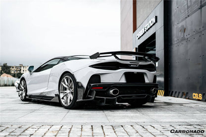 Alerón GT de fibra de carbono seco estilo WP del McLaren GT Carbonado 2020-2023
