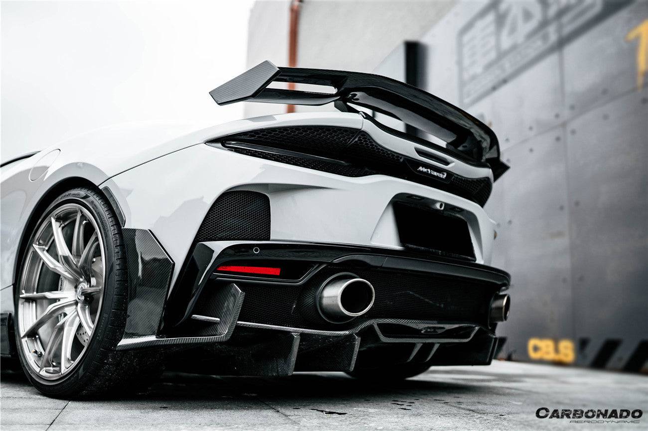 Alerón GT de fibra de carbono seco estilo WP del McLaren GT Carbonado 2020-2023