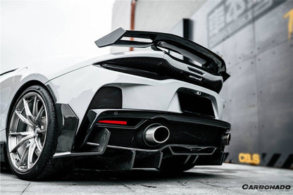 Alerón GT de fibra de carbono seco estilo WP del McLaren GT Carbonado 2020-2023