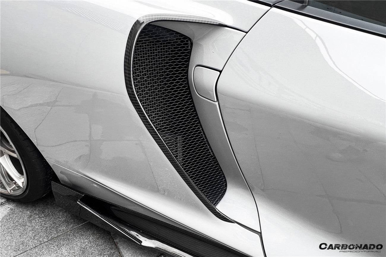 Carbonado 2020-2023 McLaren GT WP Style DRY Carbon Fiber Side Air Intake Blades