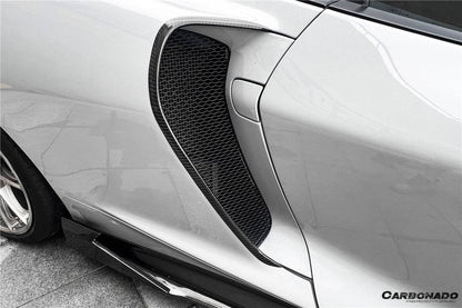 Carbonado 2020-2023 McLaren GT WP Style DRY Carbon Fiber Side Air Intake Blades