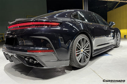 Carbonado 2024-2025 Porsche Panamera 976 OD Style Dry Carbon Fiber Side Skirts