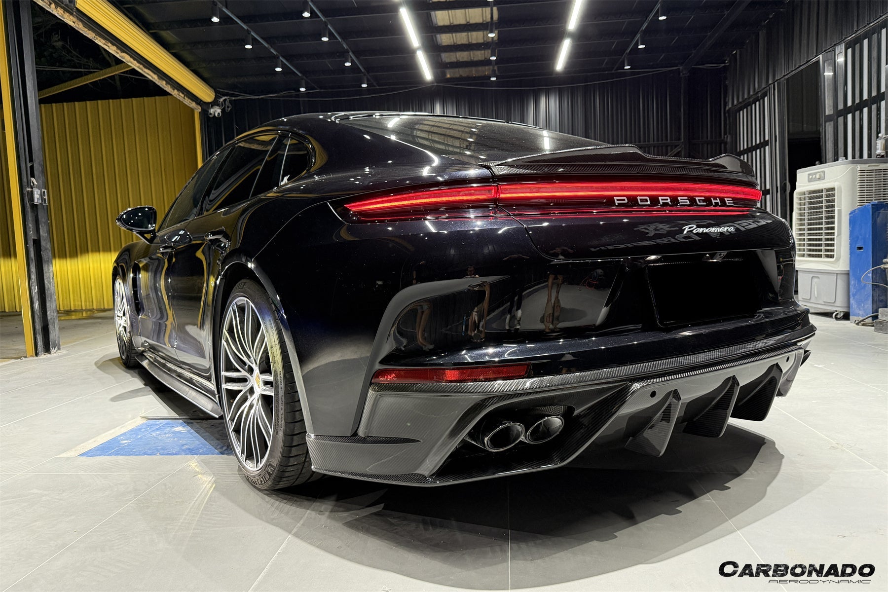 Carbonado OD Style Dry Carbon Fiber Trunk Spoiler | 2024-2025 Porsche Panamera 976