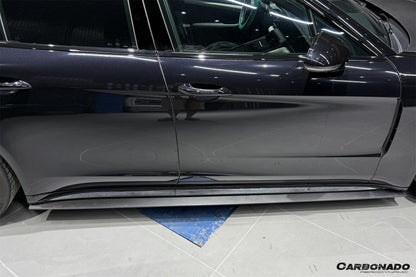 Carbonado 2024-2025 Porsche Panamera 976 OD Style Dry Carbon Fiber Side Skirts