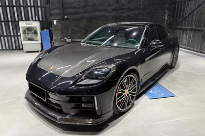 Carbonado OD Style Dry Carbon Fiber Headlight Eyelid Eyebrow Cover | 2024-2025 Porsche Panamera 976
