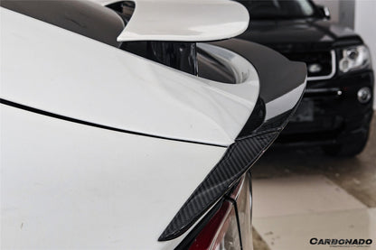 Carbonado 2016-2025 Tesla Model X SUV BS Style Carbon Fiber Trunk Spoiler