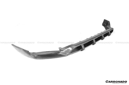 Borde delantero de fibra de carbono seco estilo TC para Mercedes Benz G63 AMG W464 G-Wagon 2018-2024 Carbonado