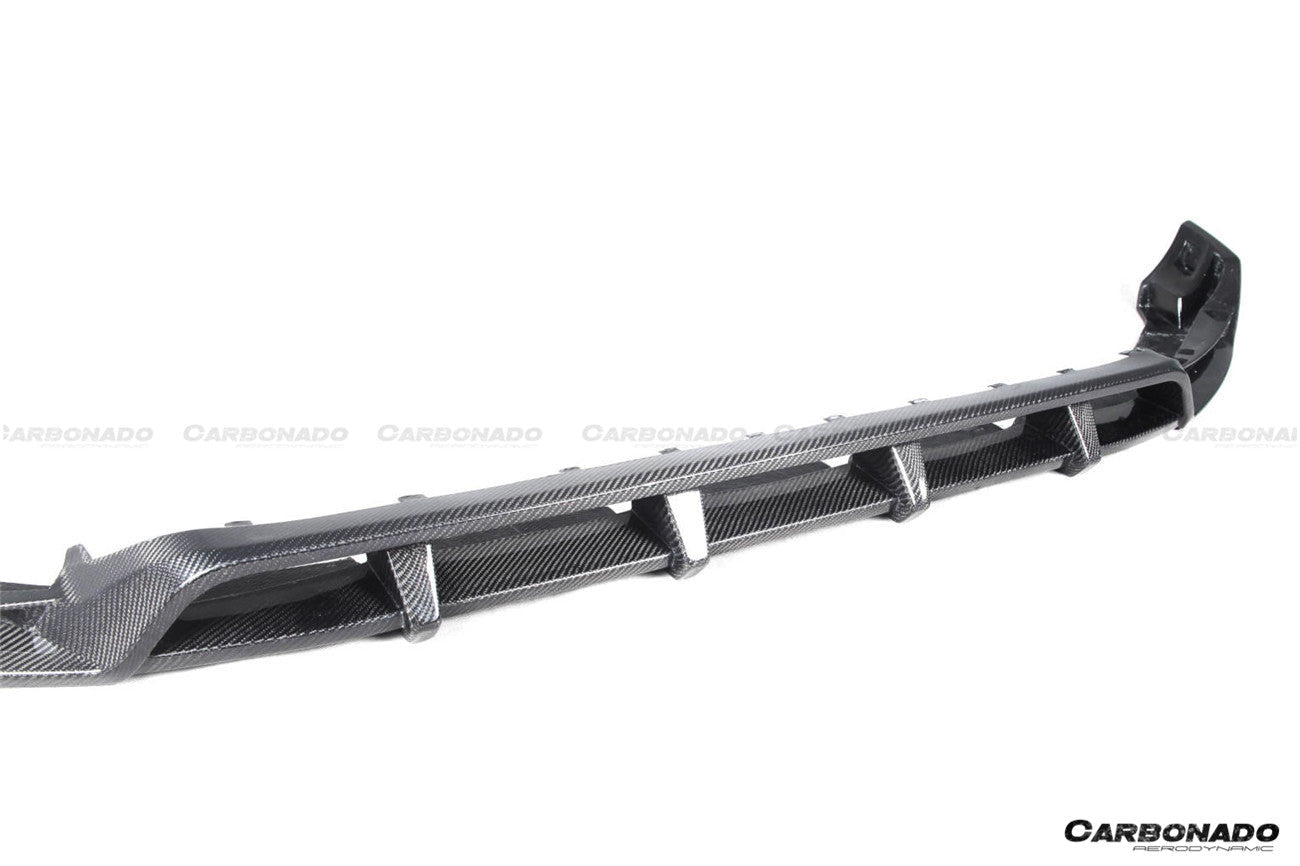 Borde delantero de fibra de carbono seco estilo TC para Mercedes Benz G63 AMG W464 G-Wagon 2018-2024 Carbonado