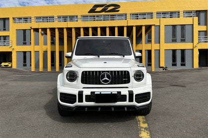 Borde delantero de fibra de carbono seco estilo TC para Mercedes Benz G63 AMG W464 G-Wagon 2018-2024 Carbonado