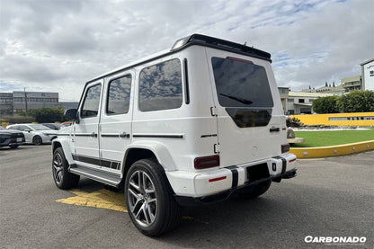 Borde trasero de fibra de carbono seco estilo TC para Mercedes Benz G63 AMG W464 G-Wagon 2018-2024 Carbonado
