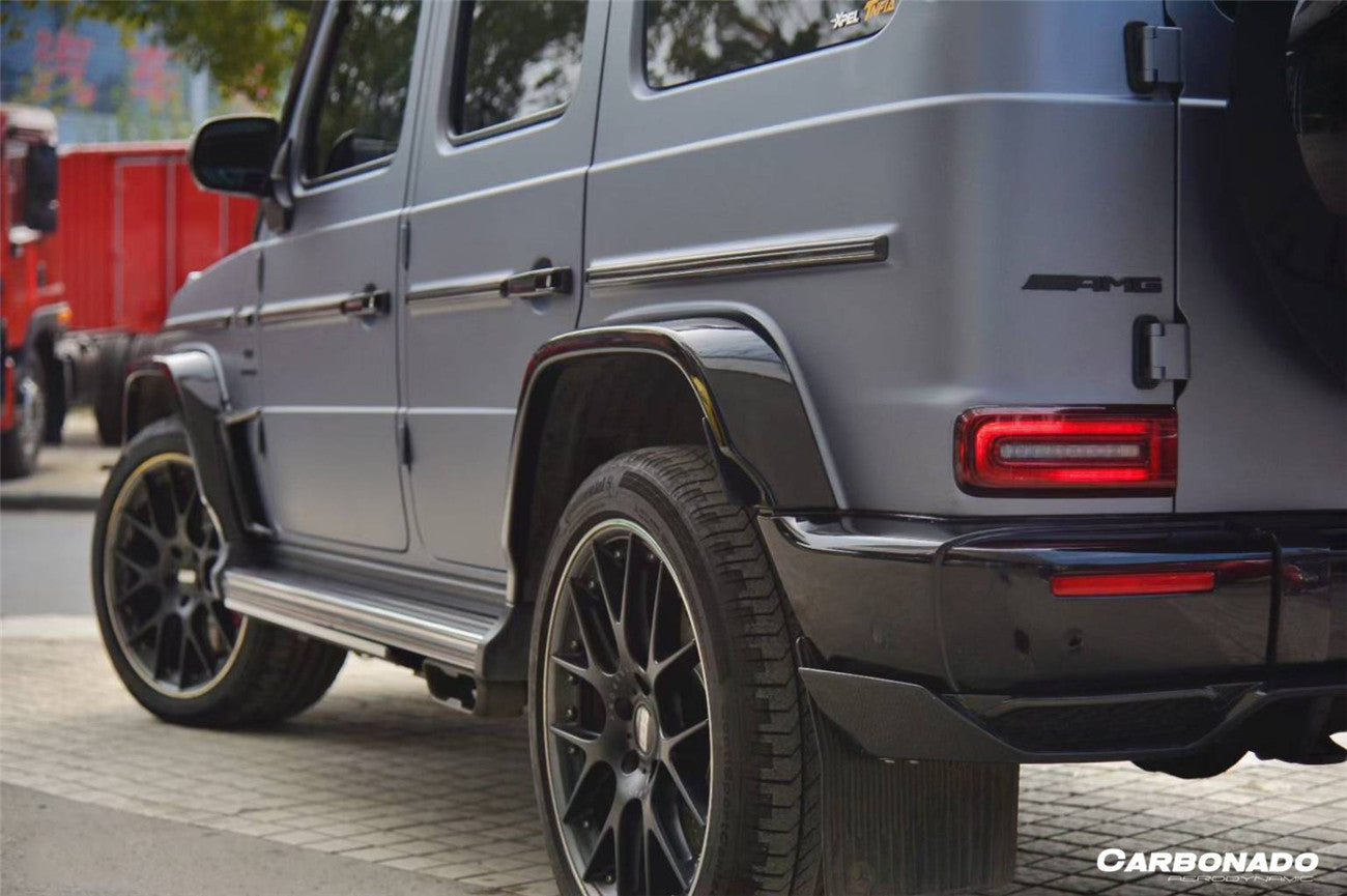 Borde trasero de fibra de carbono seco estilo TC para Mercedes Benz G63 AMG W464 G-Wagon 2018-2024 Carbonado
