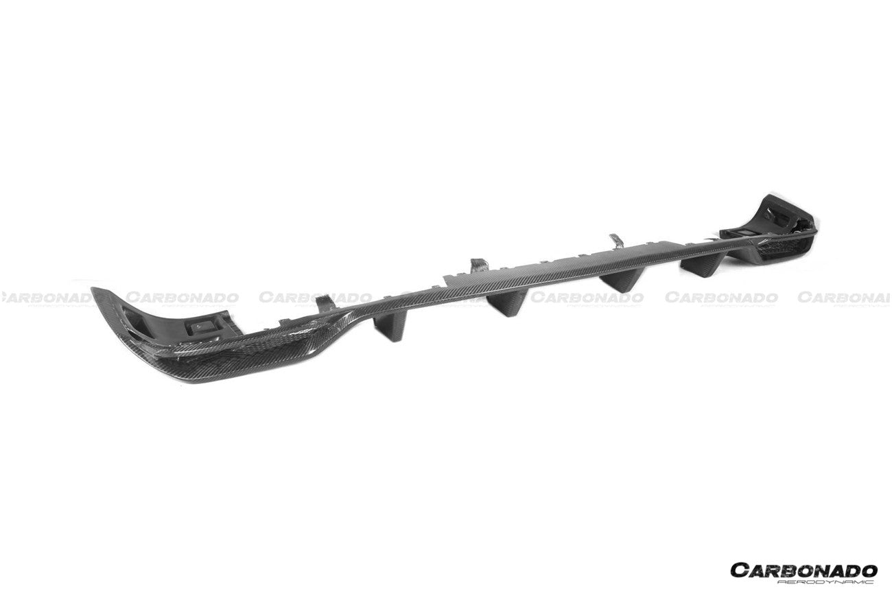 Borde trasero de fibra de carbono seco estilo TC para Mercedes Benz G63 AMG W464 G-Wagon 2018-2024 Carbonado