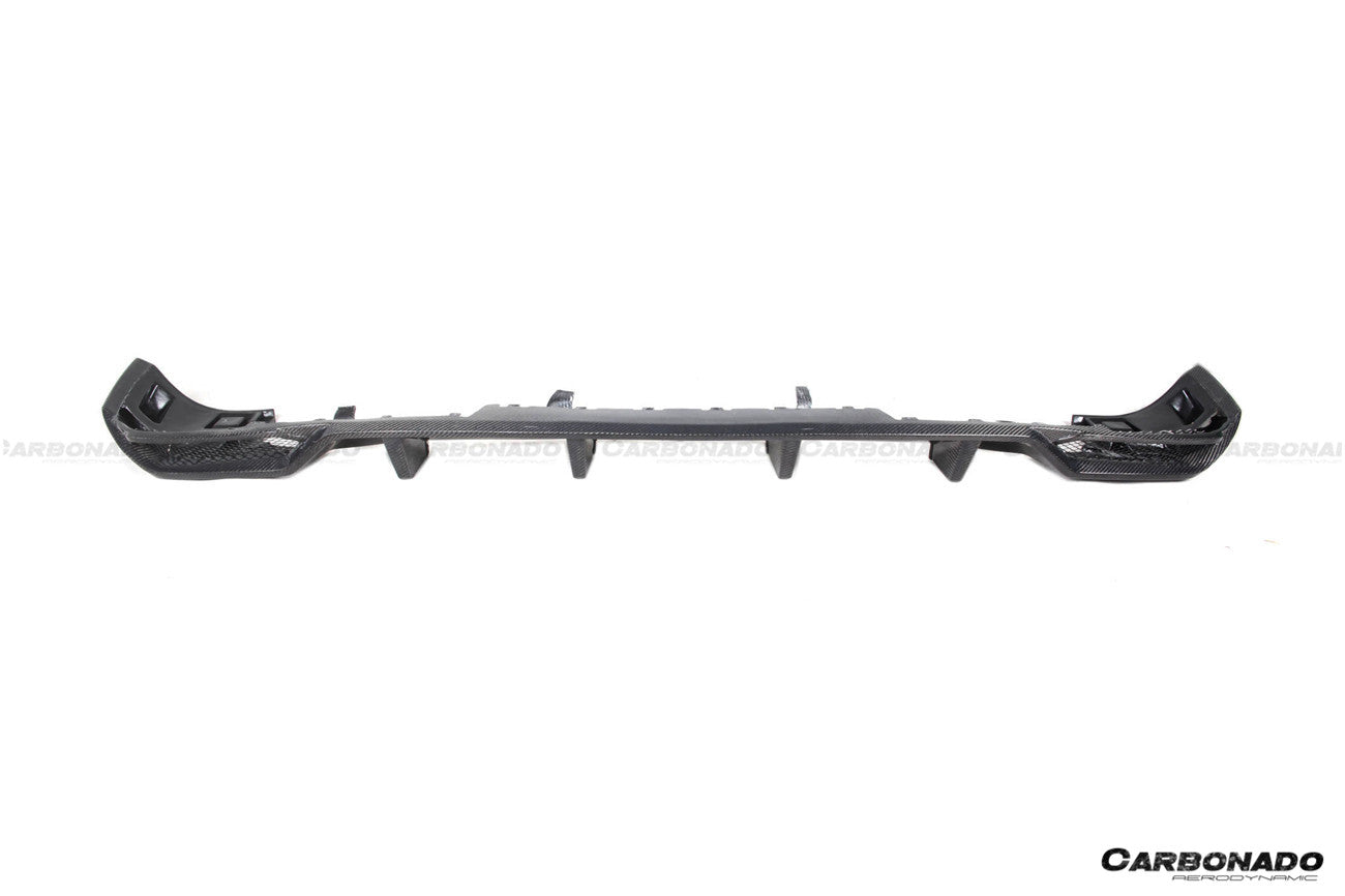 Borde trasero de fibra de carbono seco estilo TC para Mercedes Benz G63 AMG W464 G-Wagon 2018-2024 Carbonado