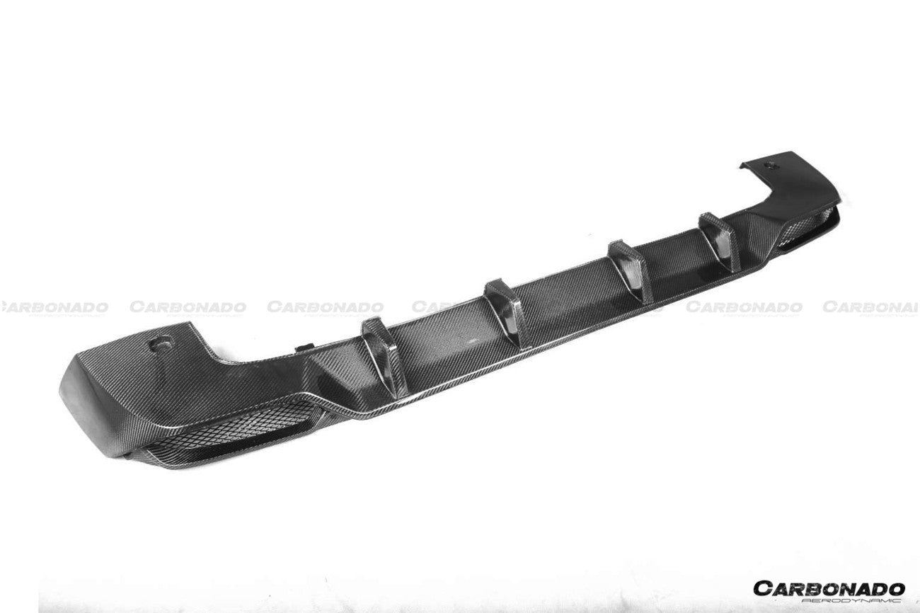 Borde trasero de fibra de carbono seco estilo TC para Mercedes Benz G63 AMG W464 G-Wagon 2018-2024 Carbonado