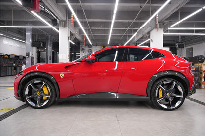 Carbonado 2023-2025 Ferrari Purosangue FUV Type F175 OEM Style Dry Carbon Fiber Fender Flare