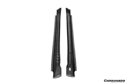 Carbonado WI Style Side Skirts | 2001-2007 Mercedes Benz W203 C Class