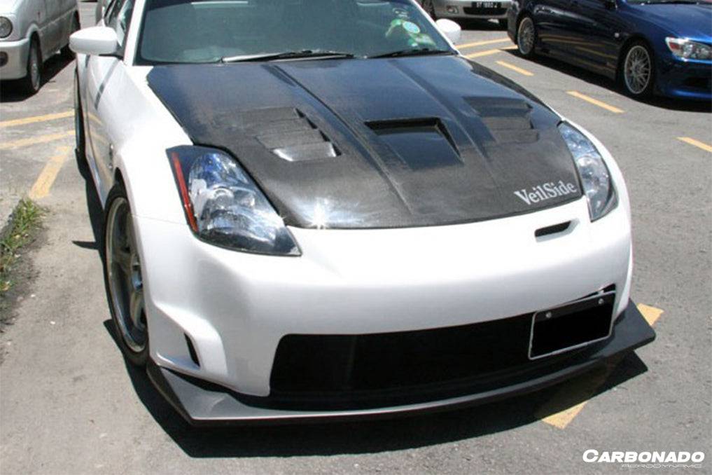 Carbonado VT Style Hood | 2003-2005 Nissan 350Z